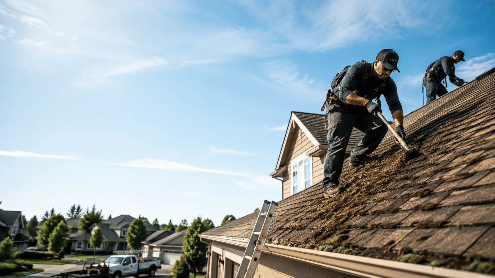Roof Moss Removal in Nada, TX near me